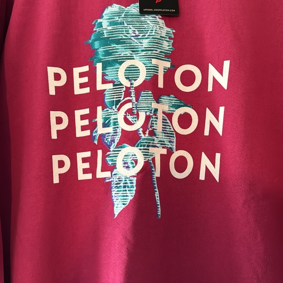 Pink Peloton sweatshirt NWTS size L - Picture 3 of 3